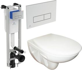 Казанче за вграждане Ideal Standard с висяща тоалетна Roca